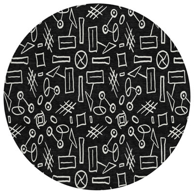 Machine Washable Indoor/Outdoor Chantille ACN2825 Kids Rug