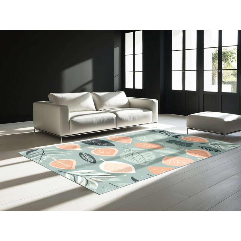 Tapis Golden Fern, Carré 3 pi
