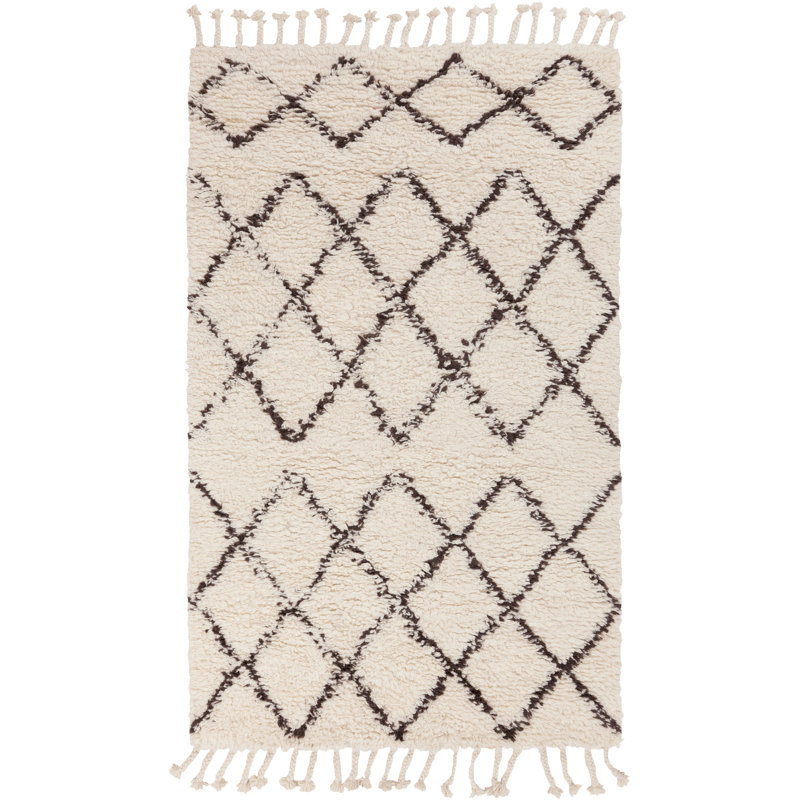 Alimat Wool Geometric Indoor Rug, Rectangle 2' x 3'