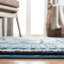 Tapis oriental bleu clair / noir Catalin-367432426