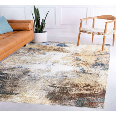 Tasen Striped Indoor / Outdoor Area Rug