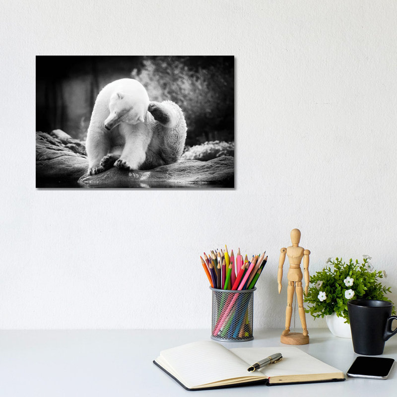 Scratching by Lars Van De Goor - Wrapped Canvas Print, 20.32 cm H x 30.48 cm W