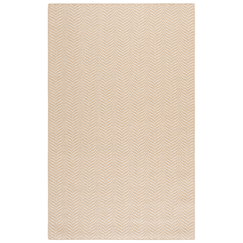 Palm Beach 330 70% Sisal; 20% Wool; 10% Latex Chevron Rug, Rectangle 5' x 8'