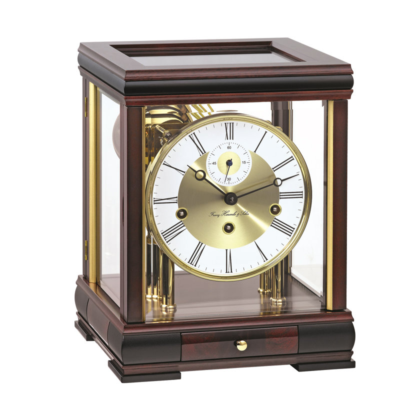 Bergamo Mechanical Clock, Brown