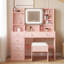 Ensemble de tabouret de coiffeuse Bohuslava-678521414