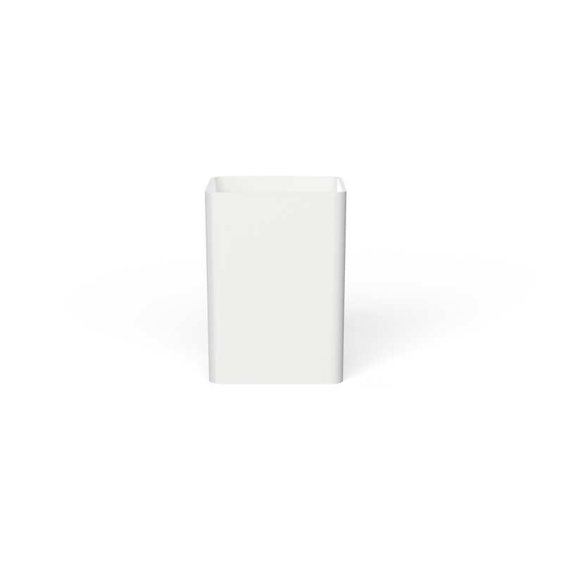 Lavabo de salle de bain sur pied Badeloft, Blanc brillant