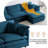 Chenille Cloud Sofa ，4-seat Sofa Couch with Ottoman for Living Room -41756447-41756440