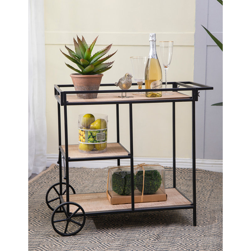 32.3x15.7x26.8" Shelf With Wheel
