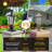Solar Post Cap Light, IP65 Outdoor Waterproof Deck & Fence Column Lamp, Dual 3000K/6000K LED, Black