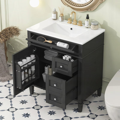 Meuble-lavabo 30 po avec lavabo supérieur