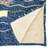 Multicolored Abstract Block Print Embroidered Cotton Table Runner 16" W X 72" L