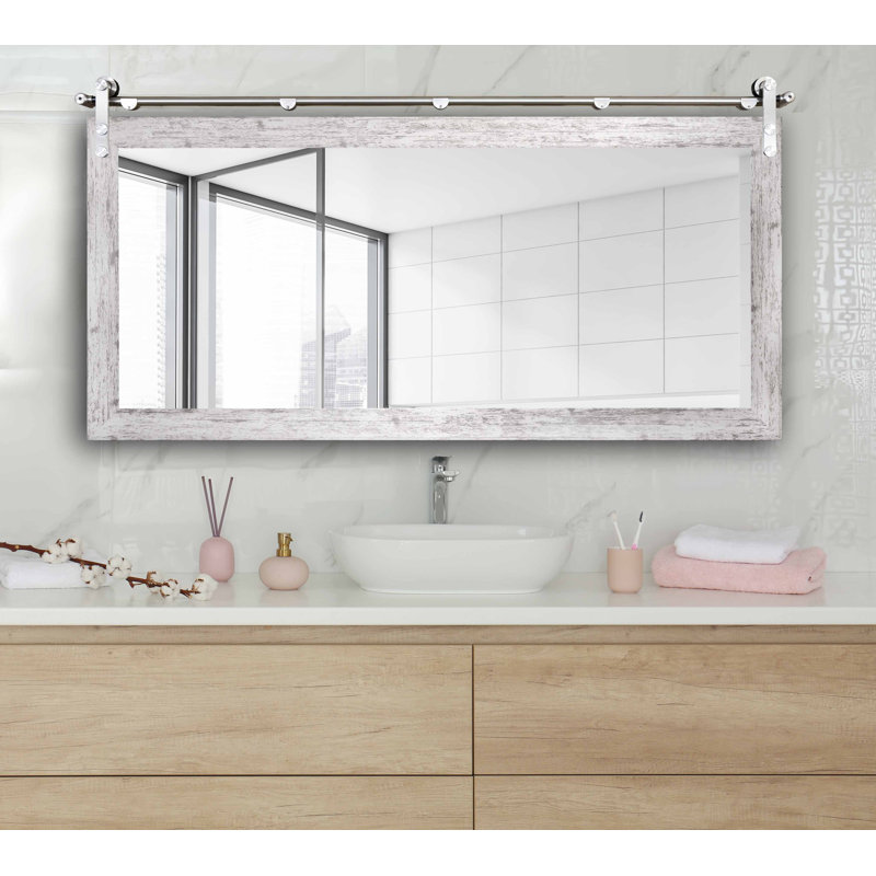 Mclemore Flat Wall Mirror, 30.5" x 45.5"