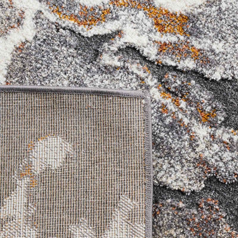 Cyrus Shag Performance Abstract Rug, Rectangle 4'5" x 6'5"