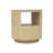 Rattan End Table With Drawer