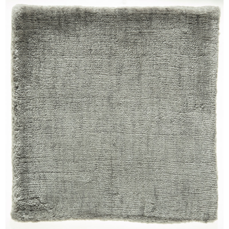 Bonn Hand-Loomed Synthetic Greige Area Rug, Rectangle 8' x 10', Lunar Grey