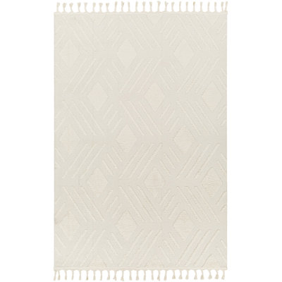 Nampa Rectangle Geometric Berber Area Rug