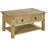 Coffee Table with Storage 2 Drawer Solid