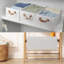 Ensemble de 3 bacs de rangement grande capacité, boîtes de rangement pliables robustes