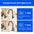 High Arc Commercial Kitchen Faucet for Sinks | Durable Oil-Rubbed Bronze Finish | 20" Retractable Hose with 3-in-1 Pull-Down Sprayer (Stream, Spray, Pause), 304 Stainless Steel, Ceramic Valve, Gooseneck Spout, Suitable for Bar, RV, and Utility Sink-125290868