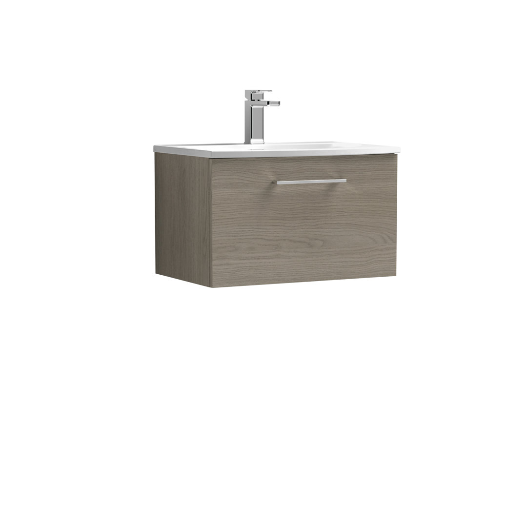 B&Q - 600 Wh 1-Drawer Vanity & Basin 4 - Image 2