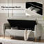 Polyester Upholstered Storage Bench-126352000