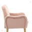 Chaise de salon avec pieds en métal