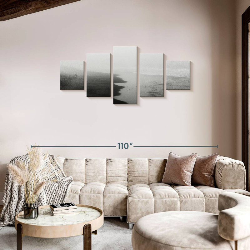 Ocean Beach CA Mist, 34" H x 74" W