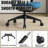Ergonomic Office Chair with 2D Headrest & Mesh Back, High Back Computer Chair with Adjustable Armrest & Backrest & Height, Comfy Task Chair with Thickened Cushion-624526548-624526549