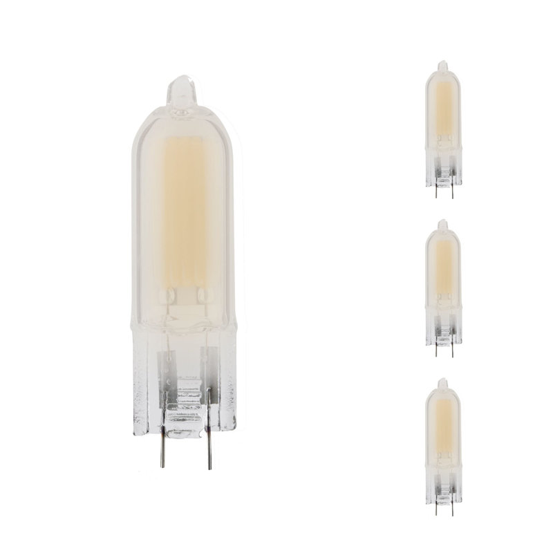 Ampoule T5 1,8 W à intensité variable avec finition en verre givré et base (G4), 2700