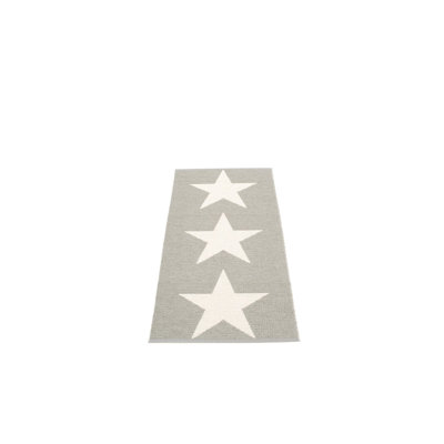 Viggo Area Rug in Warm Gray/White