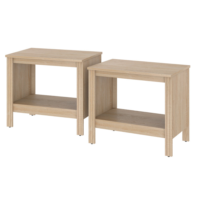 Plant Stands set of 2, Oak