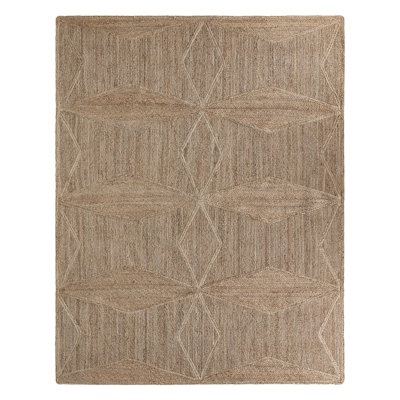 Naturals Tobago Geometric Beige Area Rug (12'X15')