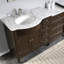 Davian Single Bathroom Vanity with Marble Top-33584384