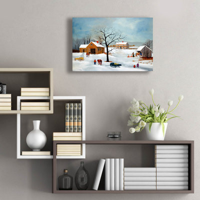 Epic Art 'Shoeing The Horse'  by C Munro Acrylic Glass Wall Art, 24" x 16"