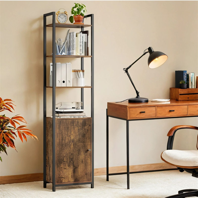 159.5cm H x 40cm W Metal Standard Bookcase