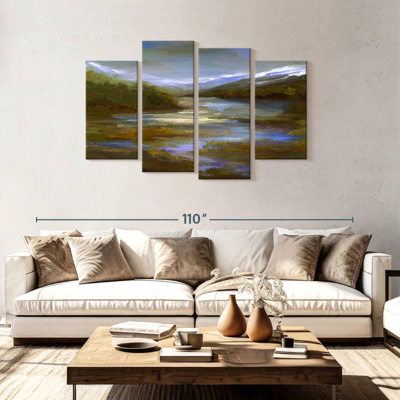 Avery Tranquil Mountain Stream, 48" H x 75" W