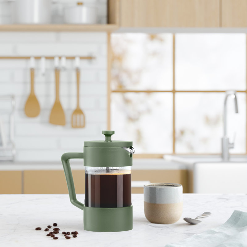 5 Cup Borosilicate French Press Coffee Maker (600 ml, 20 oz)