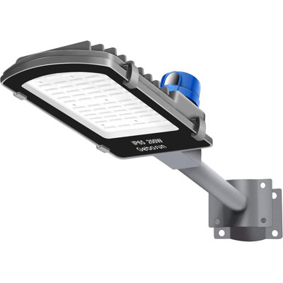 200W Led Street Light And Flood Light With Photocell, 9600 Lumen Dusk To Dawn Security Light, Ip65 Waterproof For Outdoor Wall Or Pole Mounting, 6000K Daylight