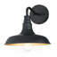 Sena Matte Black 25.8cm H Outdoor Barn Light