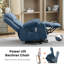 Fauteuils inclinables électriques chauffants à massage-2091306177