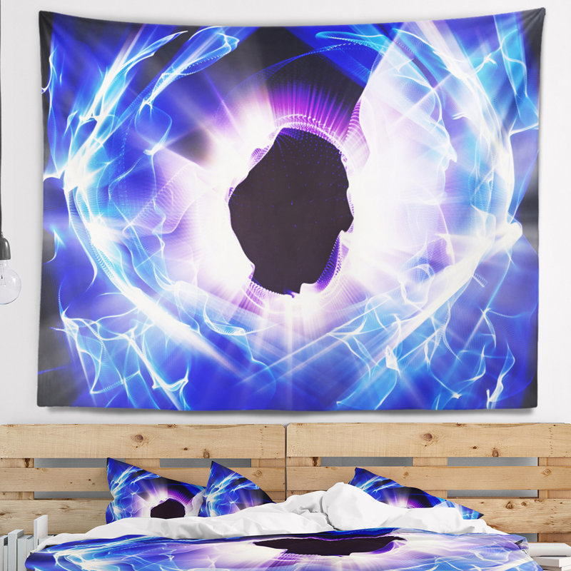 Abstract Polyester Tapestry, 50" H x 60" W