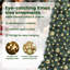 4.92' H Lighted Artificial Christmas Tree-841179497