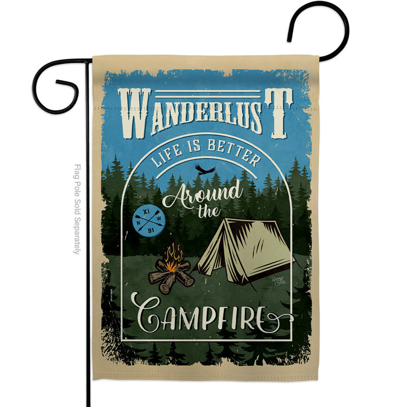 Double Sided 18.5 in. H x 13 in. W Polyester Garden flag
