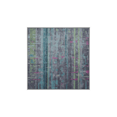 Machine Washable Gray Area Rug