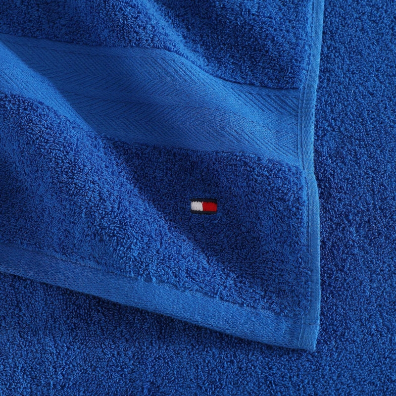 Ensemble de serviettes 6 pièces Tommy Hilfiger, Bleu