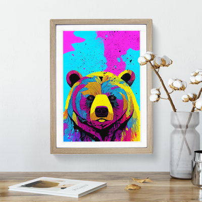 Colourful Bear No.3 - Wall Art