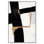 Art Remedy, toile d'art en noir et blanc Urban Grid III