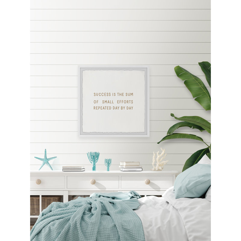 Small Efforts - Single Picture Frame Print, 30cm H x 30cm W x 3.81cm D