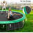 Sapphome Round Backyard Trampoline with Safety Enclosure-92871514