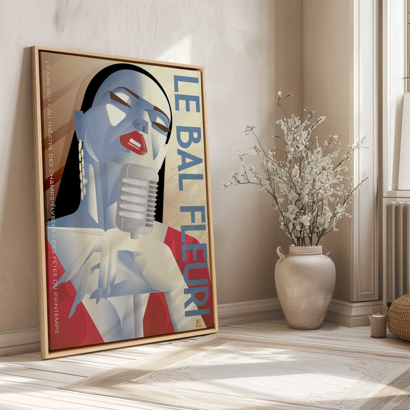 Le Bal Fleuri, Noyer, Impression encadrée sans passe-partout, H 18,75 po x l 12,75 po